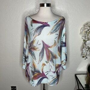 Luisa Ricci Women’s Bateau Neck Knitted Sweater Blouse Made in Italy L